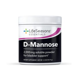 LifeSeasons LifeSeasons Premium D-Mannose Powder 2000mg - Bladder Support - Urinary Tract Health Supplement - Regulates Healthy Levels of Microflora & Eases Discomfort - 45 Servings