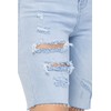 Judy Blue Bermudas de talle alto para mujer, Azul/claro, M