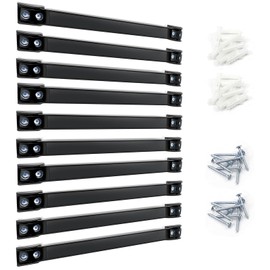 DGSL Magnetic Tool Holder Strip 10 Pack, 16 In Heavy Duty Tool Organizer Magnetic Strip, Tool Magnet Bar For Garage Tool Organization