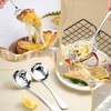 ZLMTZDJD 6pcs Serving Utensils Set, Large Stainless Steel Serving Utensils
