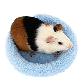 BWOGUE Hamster Bed,Round Velvet Warm Sleep Mat Pad for Hamster/Hedgehog/Squirrel/Guinea Pig/Rats and Other Small Animals