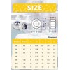 M8 Nuts DIN985 Nylock Nuts (Pack of 10) Caianwin 8mm