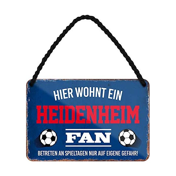 schilderkreis24 - Tin Sign with German Text "Hier Wohnt ein