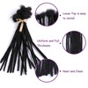 TAOYEMY Human Hair Dreadlock Extension 8 Inch Afro Kinky Black