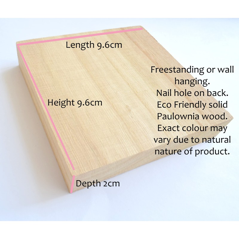 "YOU WILL BLOOM Solid Wood Freestanding Plaque. Wooden Shelf or