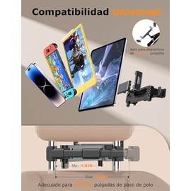 Soporte para Tablet Automovil para Reposacabezas,Seguro & Estable