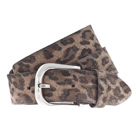 Vanzetti Leather Belt, Taupe / brown