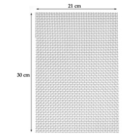 TIMESETL 3pcs 304 Stainless Steel Woven Wire 6 Mesh, A4 Rodent Proof Metal Mesh Sheet 3.53mm Hole Great For Airbricks - A4 (210 x 300mm)