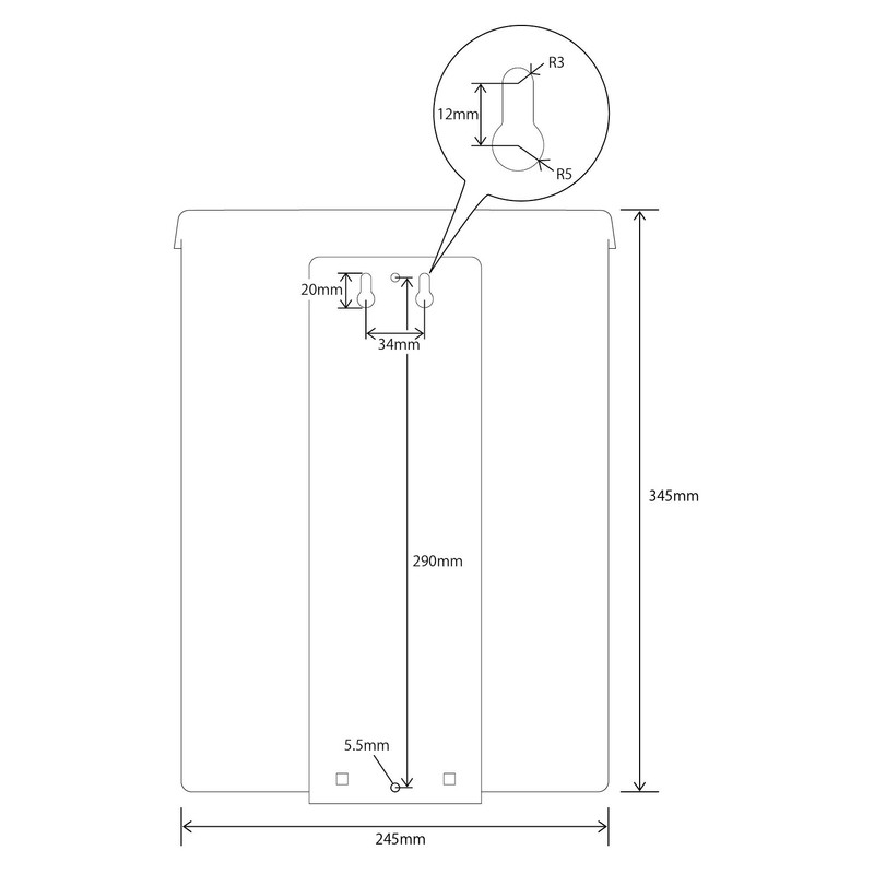 Infopost SNAP SHUT Outdoor Flyer Case, A4 Size, White #31060