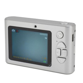 Digital Camera, 4K, Electronic Image Stabilization, Anti-Scratch, 16x Digital Zoom, Micro SLR, 2.4 TFT Screen, 48MP HD for Travel (Silver)