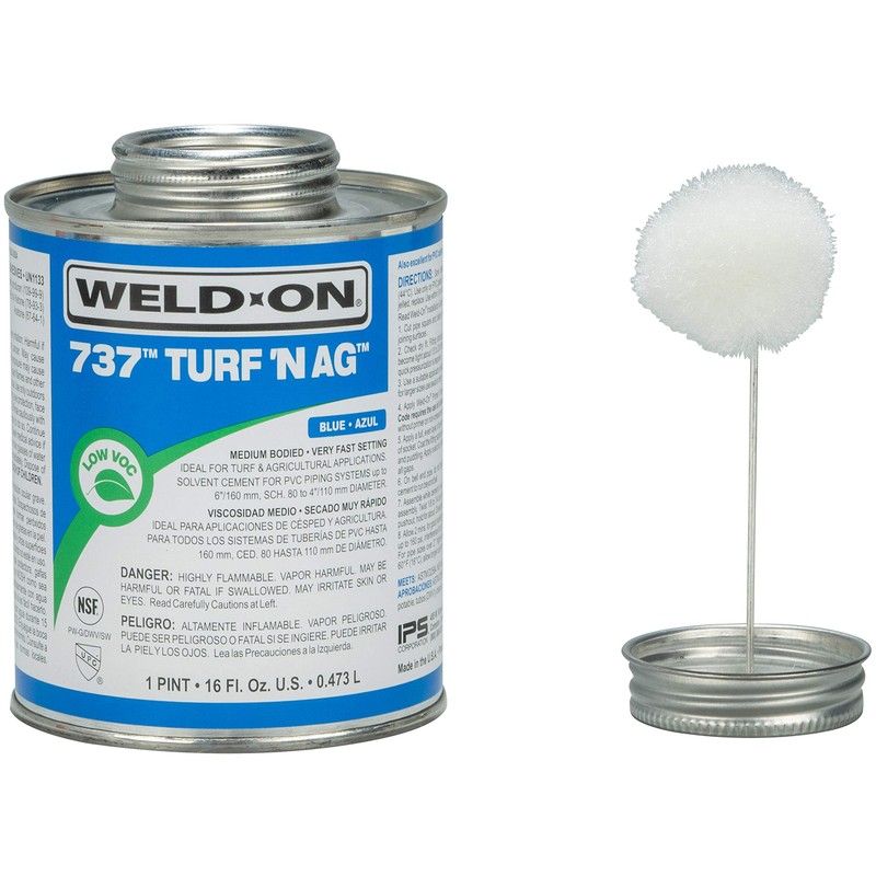 Weld-On 10990 737 Turf 'N Ag PVC Medium-Bodied High-Strength Solvent