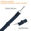 sourcing map 4Pcs Bungee Cord with Hooks 78" Heavy Duty