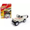 JOHNNY LIGHTNING JLCP7062 A 1980 TOYOTA LAND CRUISER 1/64 WHITE TOP BEGIE COLOR