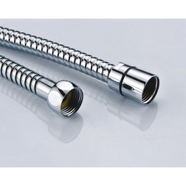 Purelux Shower Head Hose 118 Inches (3 Meters or approx. 10 Feet) Extra Long Handheld Showerhead Extension, Universal Replacement Made of Stainless Steel Polished Chrome