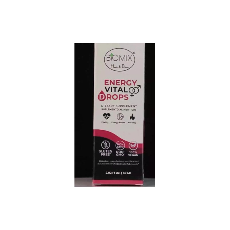 Gotas Biomix Energy Vital Energía Deseo Vitalidad Maca Magnesio