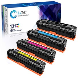 LxTek Compatible Toner Cartridges Replacement for Canon 131 131H to use with LBP7110Cw MF624Cw MF628Cw MF8280Cw Printer (Black, Cyan, Magenta, Yellow, 4 Pack)