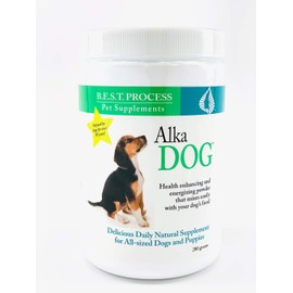 Alka•Dog — Morter HealthSystem Best Process Alkaline — Nutrient Rich Superfood Powder for Dogs with Probiotics, Trace Minerals, Enzymes & Antioxidants