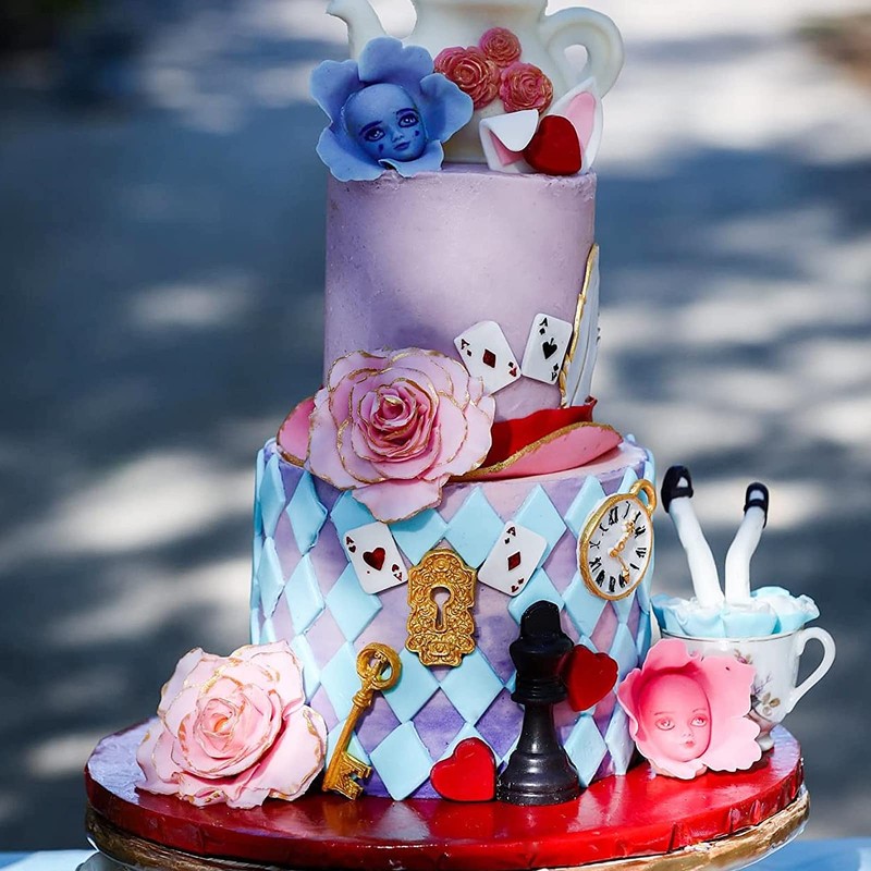 key lock fondant mold