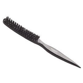 Brushworx Nylon Teasing Brush - Black - 3 Rows
