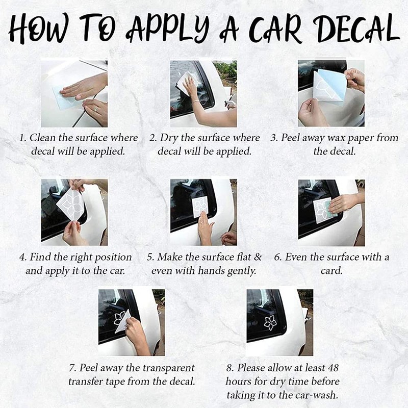 Decal Stickers of Funny Poe Raven Nevermore (White) (Set of