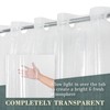 No Hook PEVA Shower Curtain or Liner - 8G Heavy