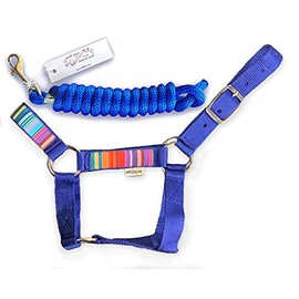 HalterUp Cute and Stylish Miniature Horse Halters and Lead Ropes (2 Item Bundle) Available in 10 Colours...A Great Fitting Halter That's Strong and Durable Yet Comfortable.