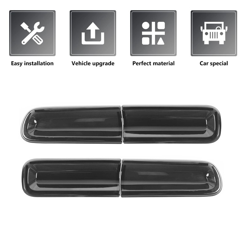 RAZPOY Smoked Tail Light Covers Compatible with Dodge Challenger Accessories