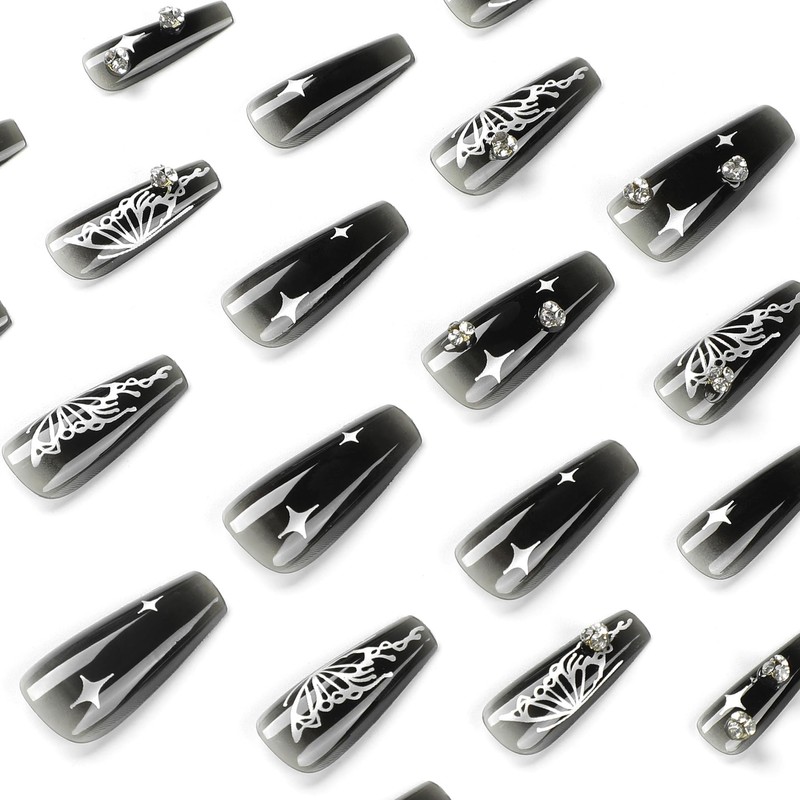 Nail Tips, Jirai-kei Style, False Nails, Stylish Nail Tips, 3D