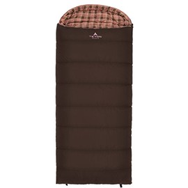 TETON Sports Celsius Regular Sleeping Bag; Great for Family Camping, Brown Poly Liner, Right zip , 80 x 33-Inch