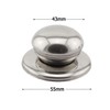 PZRT 2-Pack Universal Pot Lid Cover Knob Handle,2.1 Inch Stainless