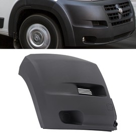 Bumper End Cap for Ram Promaster 1500/2500/3500 2014 2015 2016 2017 2018 Right Passenger Side Front Bumper Replacemnt Plastic Bumper Cover w/Flare Cover 1ZT92LAHAA (Right Passenger Side)