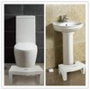 7" Folding Squatting Toilet Stool Plastic Non-Slip Foldable Bathroom Stools