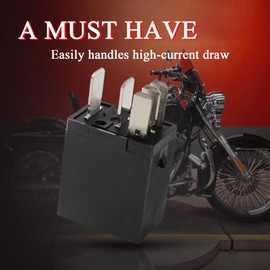 WOWTK Starter Relay Replacement for Harley Twin Cam 2000-2014,for Softail 2000-2010,Dyna 2000-2013,Touring Road Glide Road King Street Glide Electra Glide 2001-2006,V-Rod 2002-2006,for 31522-00A