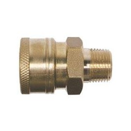 BE PRESSURE 85.300.107 Coupler, 1/4"Qd Mnpt Brass