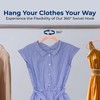 SereneLife 10 Pack Velvet Hangers - Non-Slip with 360° Swivel