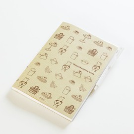 ミドリ 家計簿 A5月間+週間 コックさん柄 12266006