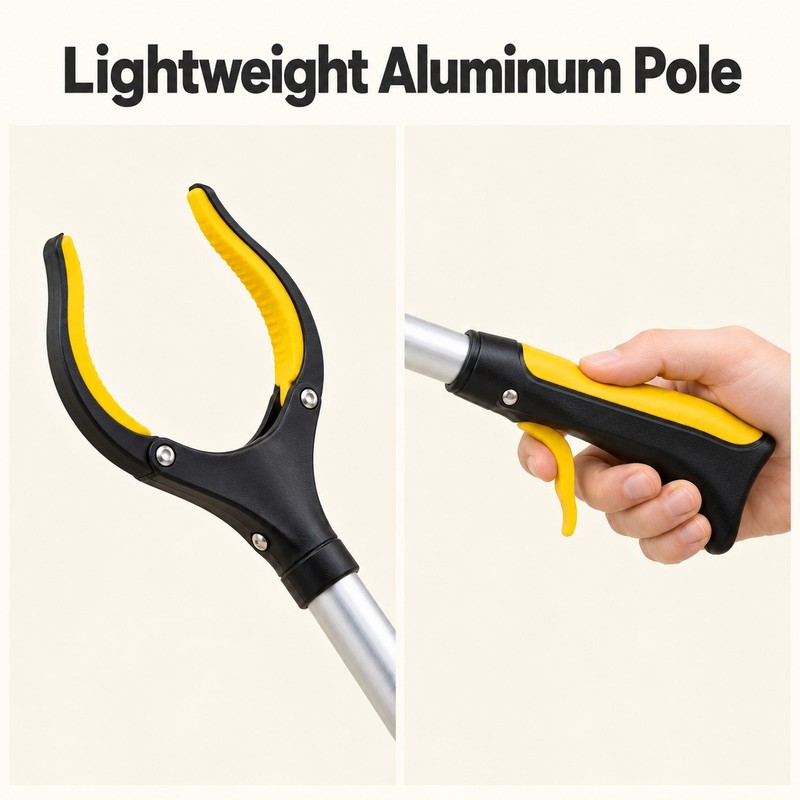 Reacher Grabber Tool – Extra Long Lightweight Magnetic Claw Pick