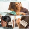 Cepillo Para Cabello Rizado 2 Piezas, Peine Desenredante Antitirones, Cepillo