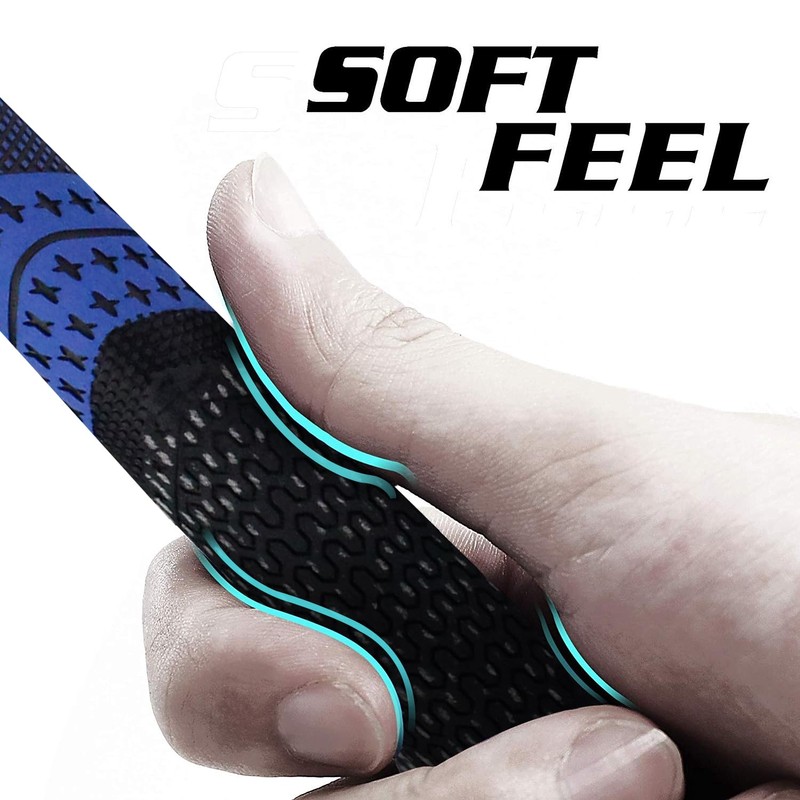 Crestgolf Updated Multi Compound Golf Grips for Golf Clubs Set