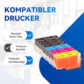 Superprint 364 XL Cartridges (With Chip) Multipack Compatible with HP 364 Printer Cartridges for Deskjet 3070A eAIO, Photosmart Printer Series (Pack of 10, with Large Capacity)