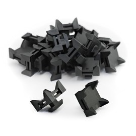 8020, 12314, 10 and 25 Series Nylon Cable Zip Tie Mounting Block 80/20 Cable Tie Mount for Wire Management (25 Pack)