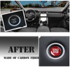 HIBEYO Car Start-Stop Button Sticker Fits Land Rover Discovery Range
