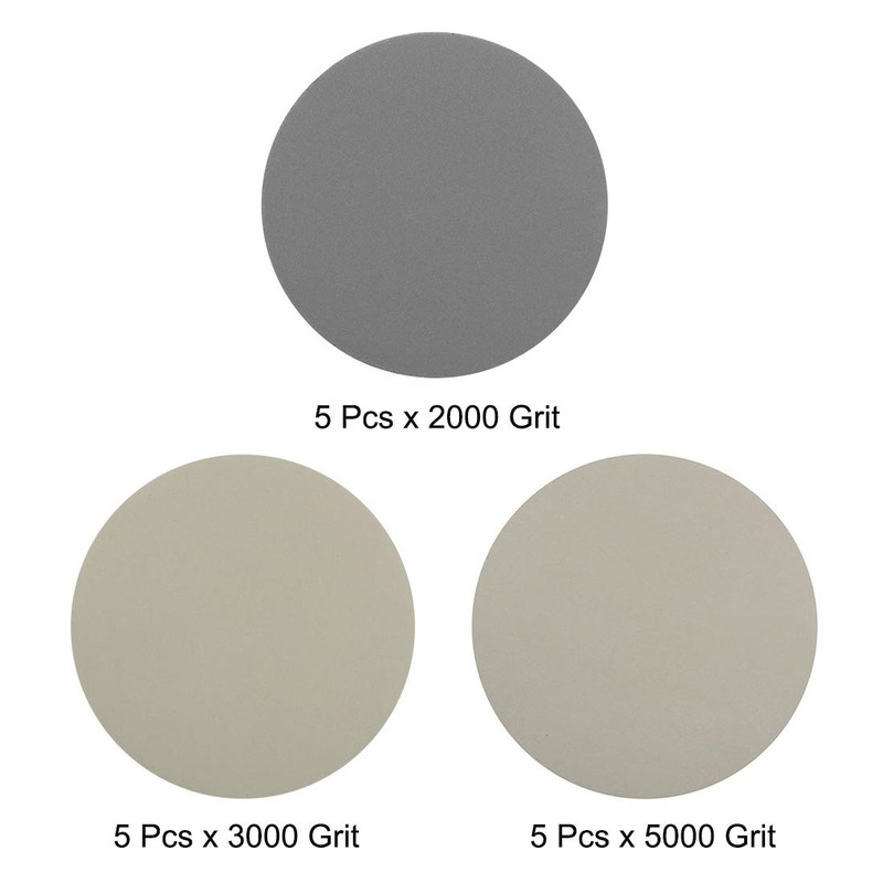 sourcing map 2" Hook and Loop Sanding Disc 2000/3000/5000 Grit