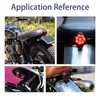 JMTBNO Motorcycle LED Stop Tail Light Brake Light Rear Brake