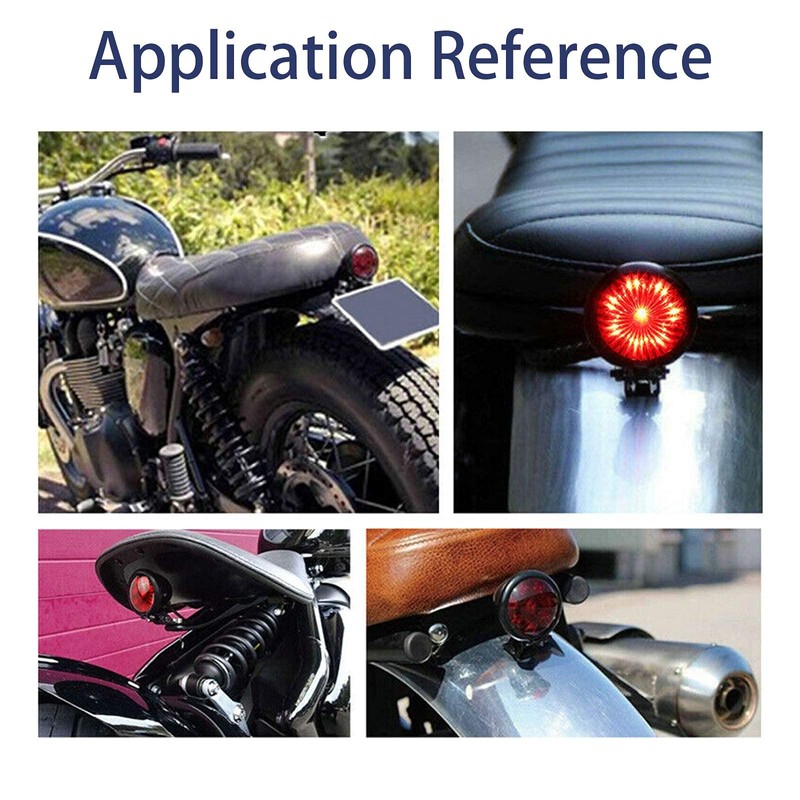 JMTBNO Motorcycle LED Stop Tail Light Brake Light Rear Brake