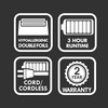 BaBylissPRO Barberology Double Foil Shaver FXX3SB FX3 Professional High-Speed Electric
