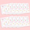 xo, Fetti Pegatinas de uñas – Decoración de despedida de