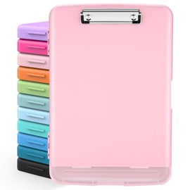 Sooez Clipboards with Storage, High Capacity Clip Boards 8.5x11 with Storage, Heavy Duty Nursing Clipboard Folder, Plastic Clipboard with Pen Holder for Women Teachers Work, School & Office Supplies