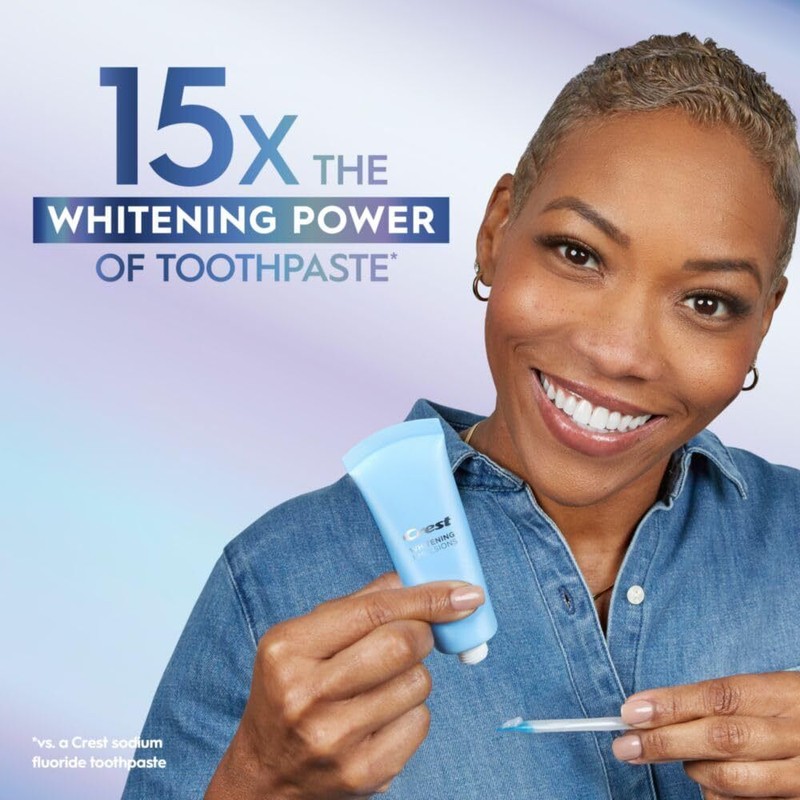 Crest Whitening Emulsions Overnight Tooth Whitener 0.88 Oz Freshens Breath
