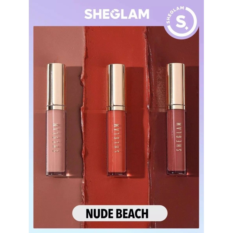Sheglam Matte Allure Set De 3 Lápiz Labial Líquido